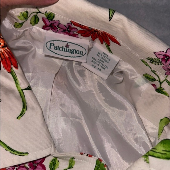 Patchington Women Set Jacket Size 14 and Pants Size 10 (Missing button by zipper - Picture 4 of 12